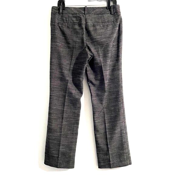 Ann Taylor Modern Fit Trousers Gray Pleat Front Dress Pants Office Career Size 6 - Picture 4 of 7